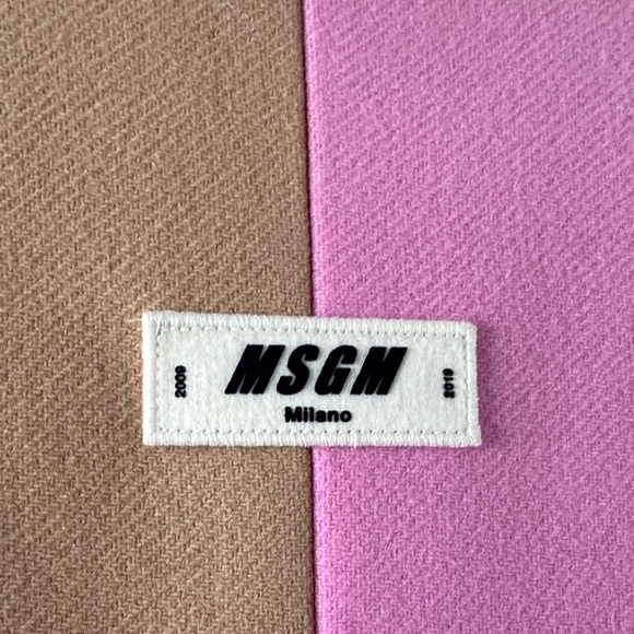 MSGM exquisite Pink and Tan Coat - Picture 10 of 16